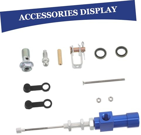 MUELODSIC Kit Hydraulique Embrayage Frein Pompe Cylindre Cnc Fatigue Main Compatible et Quads Montage Simple et Durable Couleur Bleue