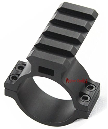 TAC Vector Optis 30 mm Zielfernrohr & 2.54 cm-Mount Bracket + Picatinny Schiene, Farbe schwarz