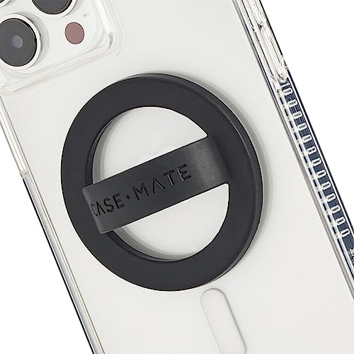 Case-Mate Magnetiskt telefongrepp (låsgrepp) – magnetisk telefonringhållare – avtagbar mjuk MagSafe iPhone-hållare – för iPhone 14 Pro / 14 Plus/14/13 Pro Max/13 Pro / 13/12 – svart