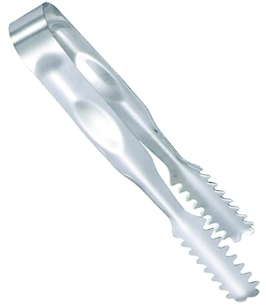 PARENCE.- Morsetto di servizio in acciaio inossidabile 21cm / clip per ghiaccio, zucchero, caramelle - Qualità superiore