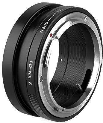 Adaptador de objetivo FD-NZ compatible para objetivo Canon FD compatible con Nikon Z cámara Z6 Z7 adaptador