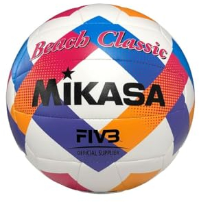 MIKASA Volleyball Beach Classic BV543C-VXA-O Fußball, Erwachsene, Unisex, Mehrfarbig (Mehrfarbig), 5