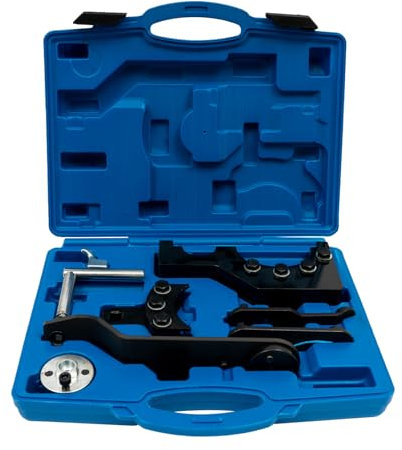 DJOAIUYF Motoreinstellwerkzeug Werkzeug Motor Einstellwerkzeug Für VW T5 Touareg Phaeton Motor-Einstellwerkzeug Dieselmotor Steuerkette Steuerzeiten Einstellwerkzeug Set Nockenwellen-Arretierwerkzeug