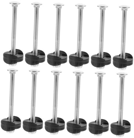 BESPORTBLE 12sets Trampoline Pegs Heavy Duty Long Screws for Trampoline Professional Fixing Screws Indoor Outdoor Use