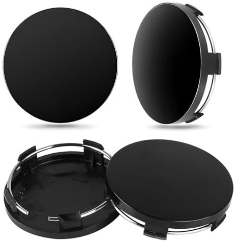 KEPYATI 4Pcs Tapas Llantas 60Mm, Tapacubos Seat Universales, Tapas Para Llantas De Aleación Estable, Tapa Central De Rueda Compatible Con Vw Y Audi (Od 60Mm Id 56Mm)