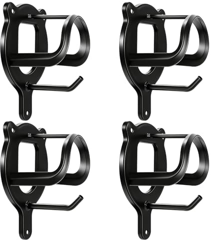 DVOFU 4Pcs Horse Bridle Rack Bracket Bridle Hooks Tack Storage Rack Metal Horse Bridle Holder Metal Halter Hanger Wall-Mounted Horse Tack Wall Mounted Horse Barn Supplies