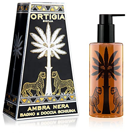 ORTIGIA ámbar Negra Baño Y Ducha Espuma Cuidado personal 250 ml