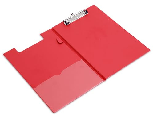 Rapesco VFDCB0R3 Cartella Portablocchi con Copertina e Tasca, A4+, Rosso