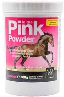NAF In the Pink Powder 700g – Premium Gut & Health Supplement for Horses – With Probiotics, Vitamins & Minerals – Supports Digestion, Condition & Immune Function