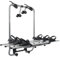 MENABO 38306878 Porte-vélos à hayon arrière, Argent/Noir, Taille Unique