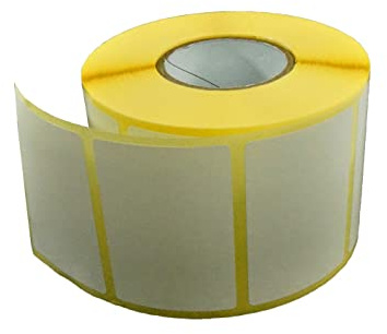 Netuno 1 rotolo etichette termoadesive 60 x 40 mm anima interna 40 mm 1000 pezzi etichette termodirette logistiche permanenti codice a barre etichette adesive universali bianche imballaggi magazzino
