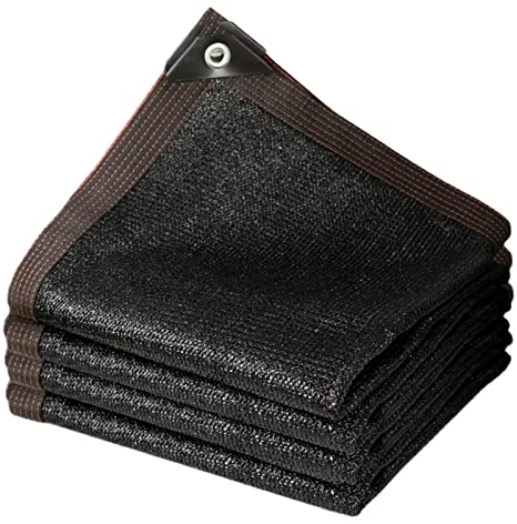 SDLLG Schattennetz mit Ösen Garten Schwarz 1.5x3m Sonnensegel mit 90% Schattierwirkung aus HDPE Schattiernetz Atmungsaktiv Kühlend UV-Schutznetz Windschutznetz Stall für Balkon Pflanze Anpassbare