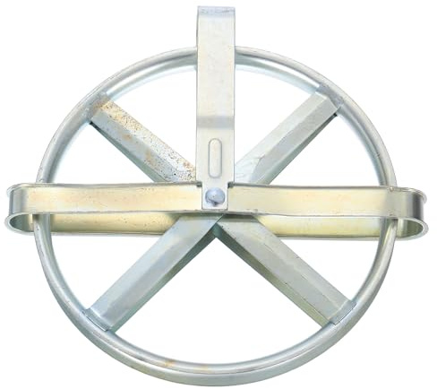 QUARKZMAN 7 Polea de Tendedero con Rueda Y Eje de Aleación de Hierro Duradero, Polea de Línea de Secado Resistente A La Intemperie para Tendedero Exterior, Plata