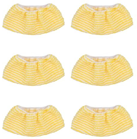 Steam Mop Cloth Cover Compatible with Kärcher Steam Cleaner EasyFix SC 2, SC 3, SC 4, SC 5, Washable Reusable Microfiber Mop Bonnet Pads, Replacement Cloths（6 Pack）