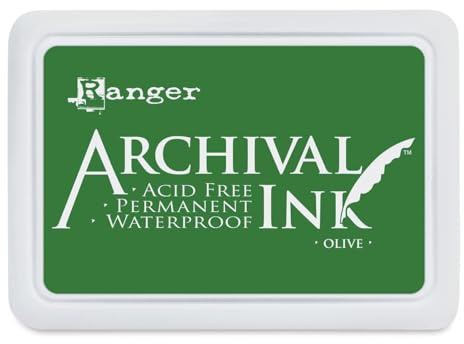 Ranger 1-Piece Archival Stempelkissen #0-Olive, c1