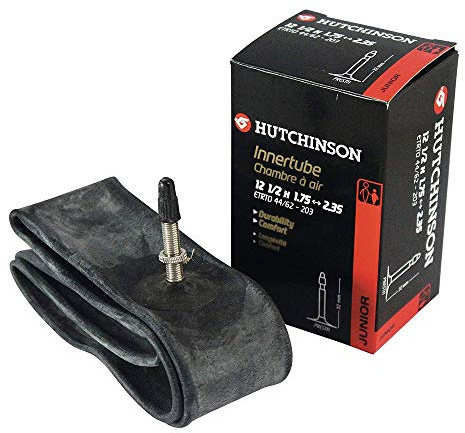 Hutchinson - Cámara de Aire - Estándar - Innertube - Resistencia y Antipinchazo - Bicicleta de Carretera - Válvula Presta - Espesor 0,9 mm - 48 MM - 650 x 20-25