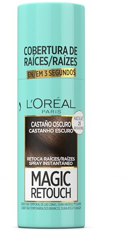 L'OREAL PARIS Magic Retouch Spray Retoca Raíces y Canas Castaño Oscuro 75ml
