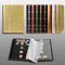 Prophila Collection Metallic Edition 60 Schwarze Seiten Briefmarkenalbum Einsteckbuch wattierter Goldener Einband