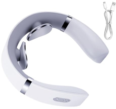 Nackmassageapparat - trådlös nackmassageapparat | Intelligent uppladdningsbar axel- och nackmassageapparat, 10-läge nackryggradsmassageapparat