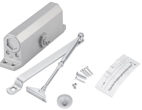 Apriporta elettrico per porte basculanti resistenti al fuoco da 45~75 kg con velocità di chiusura/aggancio regolabile