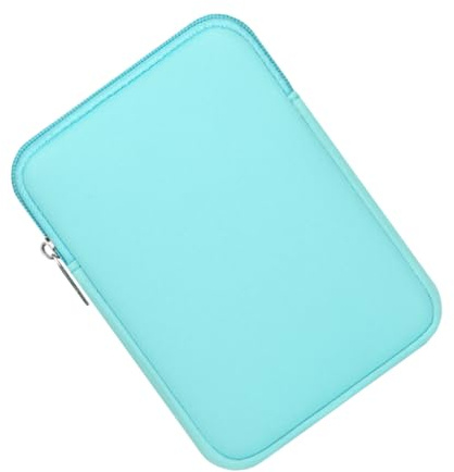 Operitacx Ebook Reader Protective Case for Paperwhite 3 E-reader Travel Sleeve with Zipper Mint Green Lightweight Sleeve Bag for Ebook Reader Carrying and Protection