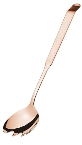 AMEFA Buffet Petite fourchette à salade | Couverts à salade | Fourchette de service pour restauration et buffet | Couverts de service | Acier inoxydable 18/10 | Satiné | Cuivre | Longueur : 23,7 cm