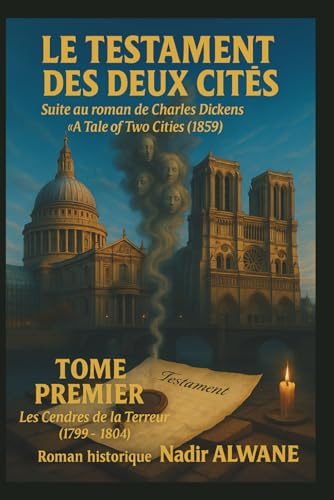 LE TESTAMENT DES DEUX CITÉS Suite au roman de Charles Dickens A Tale of Two Cities (1859): TOME PREMIER : Les Cendres de la Terreur (1799-1804)
