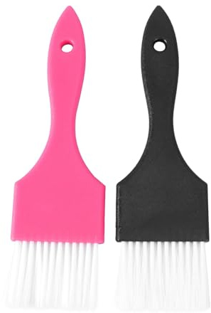 Ciieeo Pennelli e Pettini per Tintura Chioma 2 Pezzi, Spazzola Applicatore Manico Ergonomico e Design, Strumenti Professionali per Colorazione Fai da Te e Uso Parrucchieri Stili multipli