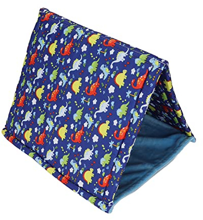 HUSHUI Sovtält för Reptiler Mjukt Varmt Gömställe för Skäggiga Drakar och Marsvin Polyester 30 X 27 X 26 Cm