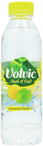 Volvic Touch Of Lemon and Lime Flavour Water 500 Ml (Pack of 24)