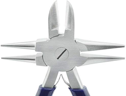 Multi-Pliers Round Nose, Chain Nose & Semi-Flush Cutter 3-in-1 Combination