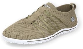 Dockers by Gerli Damen Low-Top Sneaker, Frauen Halbschuhe,Wechselfußbett,Freizeitschuhe,schnürschuhe,schnürer,Khaki,39 EU