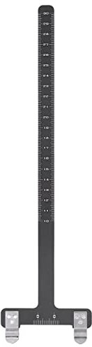 Dilwe Recurve-Bogen-T-Lineal, Bogensehne T-Form, Quadratisches Lineal, Saitenmesswerkzeug f¨¹r Compoundbogen, Recurve-BogenShooting and Archery Supplies