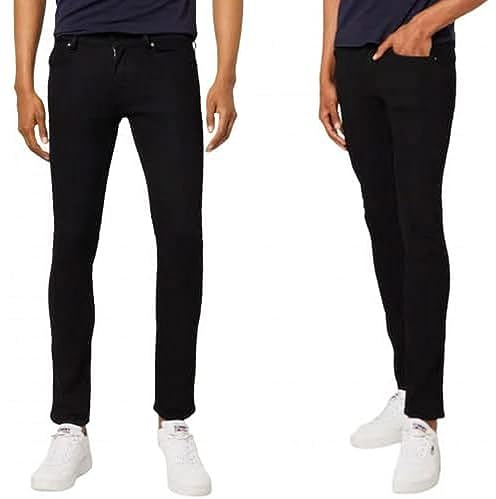 GUESS Herren Jeans Miami Black Denim, Miami, M2YAN1D4Q51-2CRB, schwarz, Size 33