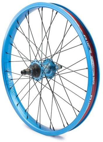 Eastern Bikes Buzzip Rear 20-inch BMX Wheel 14mm Axle, 36H, 9T (Blue)