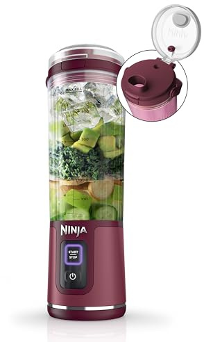 Ninja Blast Portable Blender, Cordless, 18oz Vessel, Cranberry Red, BC151CR