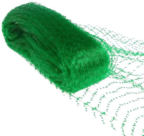 Dreamil Rete protettiva per uccelli, 2 m x 10 m, rete protettiva per uccelli a maglia stretta, robusta, resistente alle intemperie e ai raggi UV, adatta per laghetti da giardino (verde)
