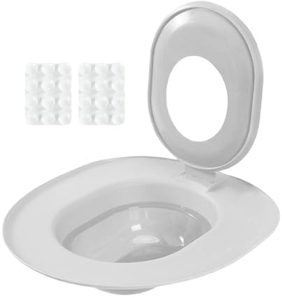 Kit d'apprentissage De Toilette pour Chat - Kit D'entraîneur De Toilettes pour Chats, Appareil D'Entraînement pour Litière Féline Intérieure, Base Ventouses sans Perçage pour Chaton Appartement