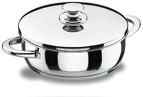 LACOR 40624 - Tartera con Tapa Vitrocor 24cm Acero Inoxidable - Profesional