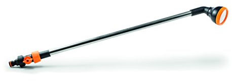 Gießstab CLASSIC | Länge: 60cm | Zugängliche Mikrolochscheibe für die Innenreinigung | Hahn zur Durchflussregulierung | kompatibel zum Stecksystem des Marktführers | Orange