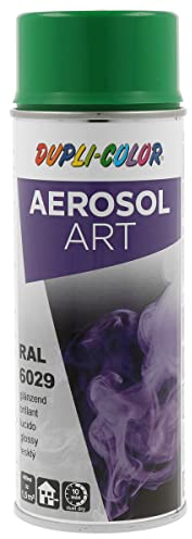 DUPLI-COLOR AEROSOL ART RAL 6029 minzgrün glänzend 400 ml, Spraylack für vielseitigen Einsatz, schnelltrocknend, hohe Deckkraft, für Innen- und Außenbereiche geeignet
