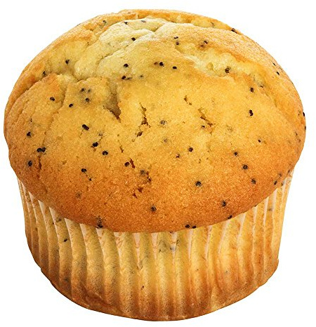 Otis Spunkmeyer Individually Wrapped Lemon Poppy Seed Muffin, 4 Ounce -- 24 per case.