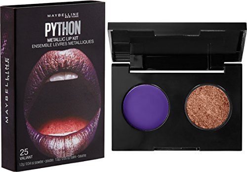 MAYBELLINE - Lip Studio Python Metallic Lip Makeup Kit, Valiant - 0.09 oz/2.7 g