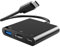 Adaptadores USB C HDMI 3 en 1, tipo C a HDMI 4K, con USB C PD3.0 100W a HDMI y USB3.1 gen 1 5Gbps, compatibles con la carga de 60W Thunderbolt 3, adecuados para MacBook Pro / iPad pro, etc - Negro