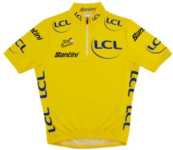 Santini Maillot Marca Modelo Kid's Overall Leader Jersey - Tour de France Official