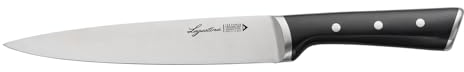 Lagostina Iceforce, Coltello per Affettare 20 cm in Accaio Inox con Lama Raffreddata, Coltello da Cucina Ideale per Affettare Ogni Tipo di Ingrediente, Resistente alla Corrosione
