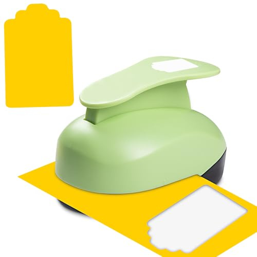 Tag-Lochstanzer, 7,6 cm, Tagschneider, Tags-Stanzer für Papierbasteln, Geschenkanhänger, Stanzer, Tag-Papierstanzer