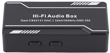 UPALDHOU Stereo Amplifier, Portable DAC Headphone Amp with 4.4mm Balanced Output 220mW HiFi Sound for Home Theater Studio Monitoring Computer Tablet Mobile Phone