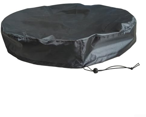 Cubierta de cubo para exteriores, cubierta de tapa de tanque de agua, tapa de barriles de lluvia para almacenamiento en patio, 65 x 10 cm, resistente a los rayos UV y a la intemperie