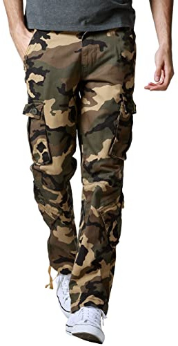 Match Men's Wild Cargo Pants(36,Camouflage)
